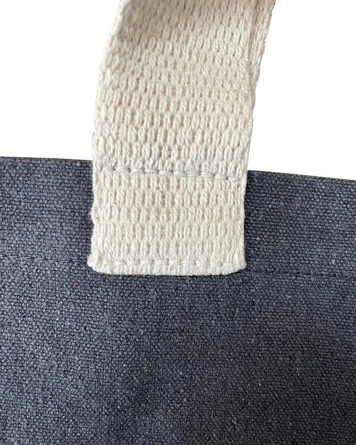 Charcoal Canvas Tote Bag Default Title SHOPPING TOTES RECYCLED CANVAS Solar &amp; Sprout