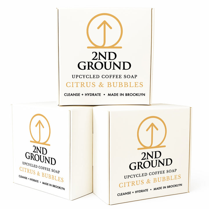 Upcycled Coffee Ground Exfoliating Bar Soap, 3 Ct.