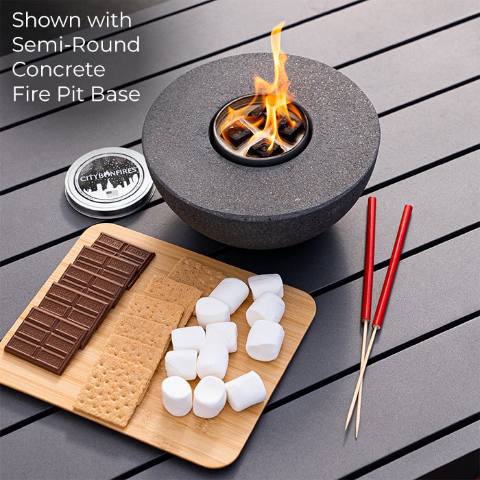 Non-Toxic Soy Wax Portable Bonfire Tin, 4" x 2"