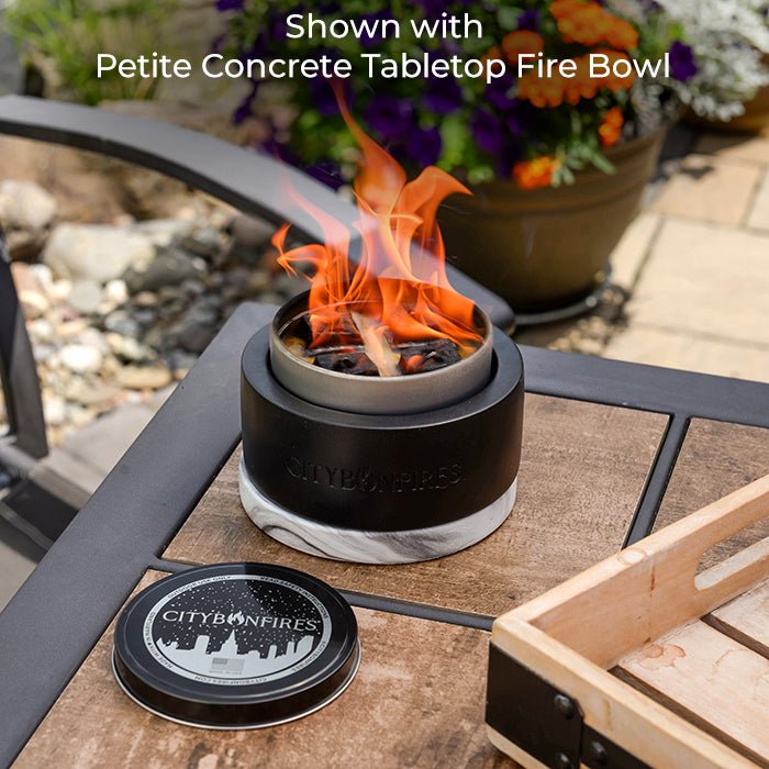 Non-Toxic Soy Wax Portable Bonfire Tin, 4" x 2"