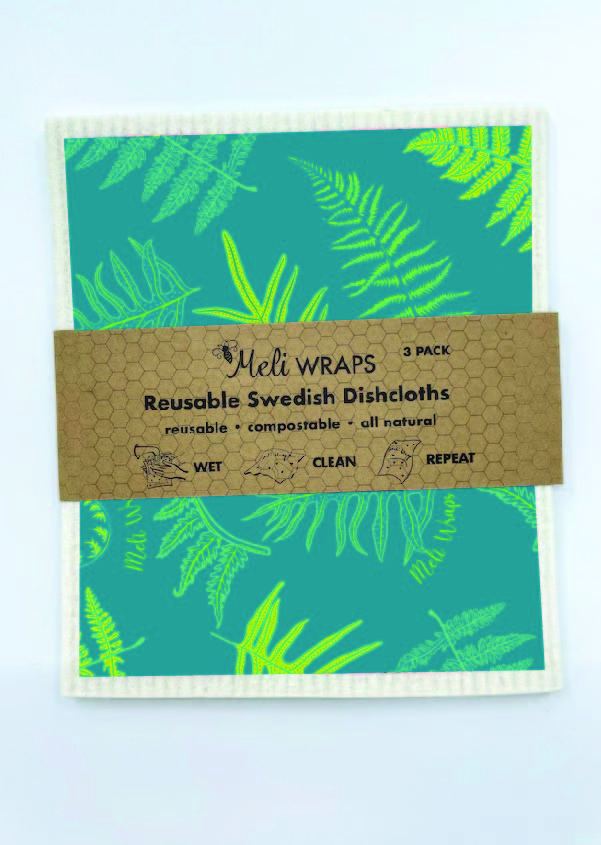 Compostable Cellulose Dish Towels, 3 Ct.