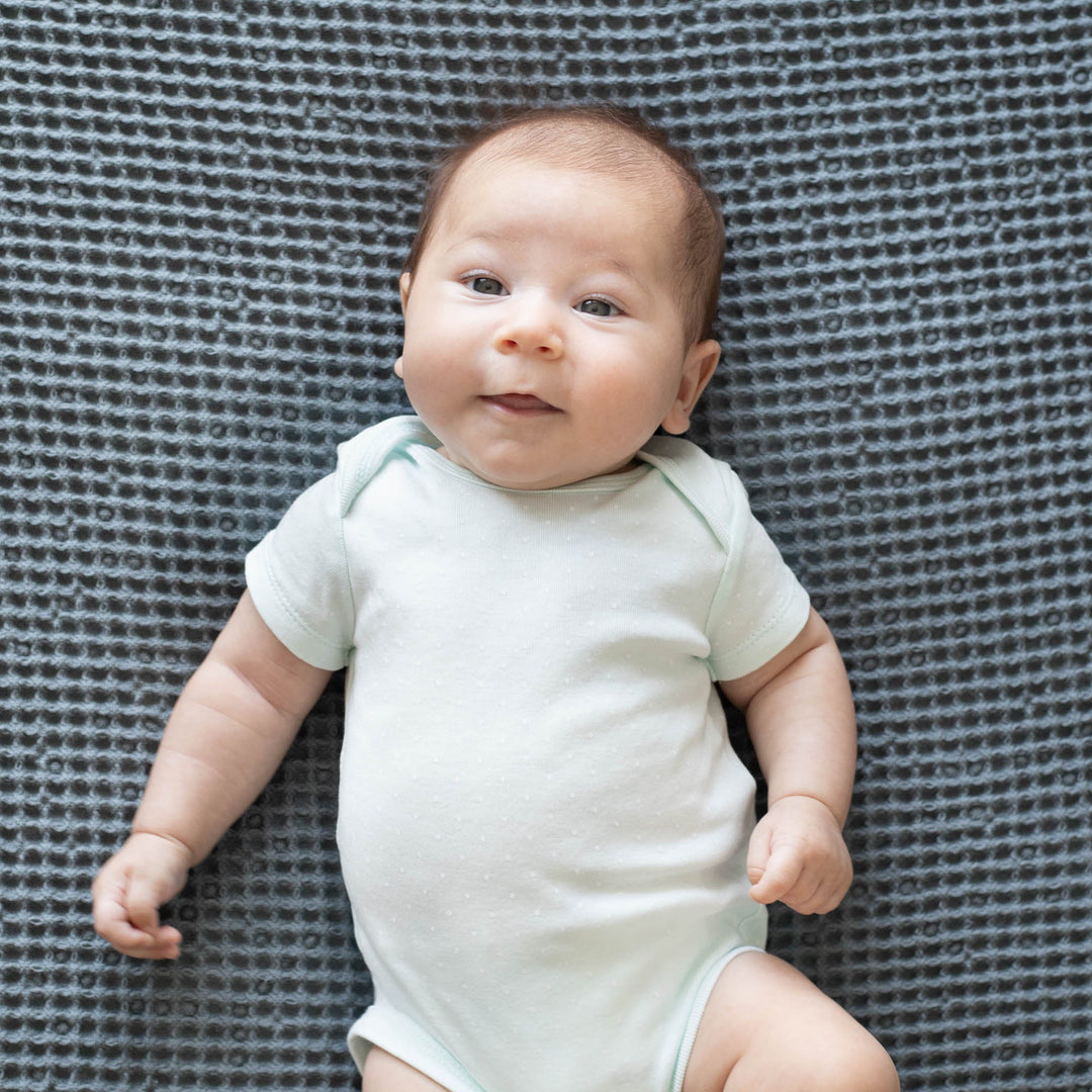 Organic Cotton Waffle Weave Baby Throw Blanket
