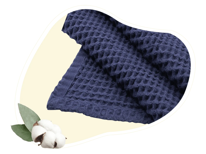Cotton Waffle Weave Throw Blanket