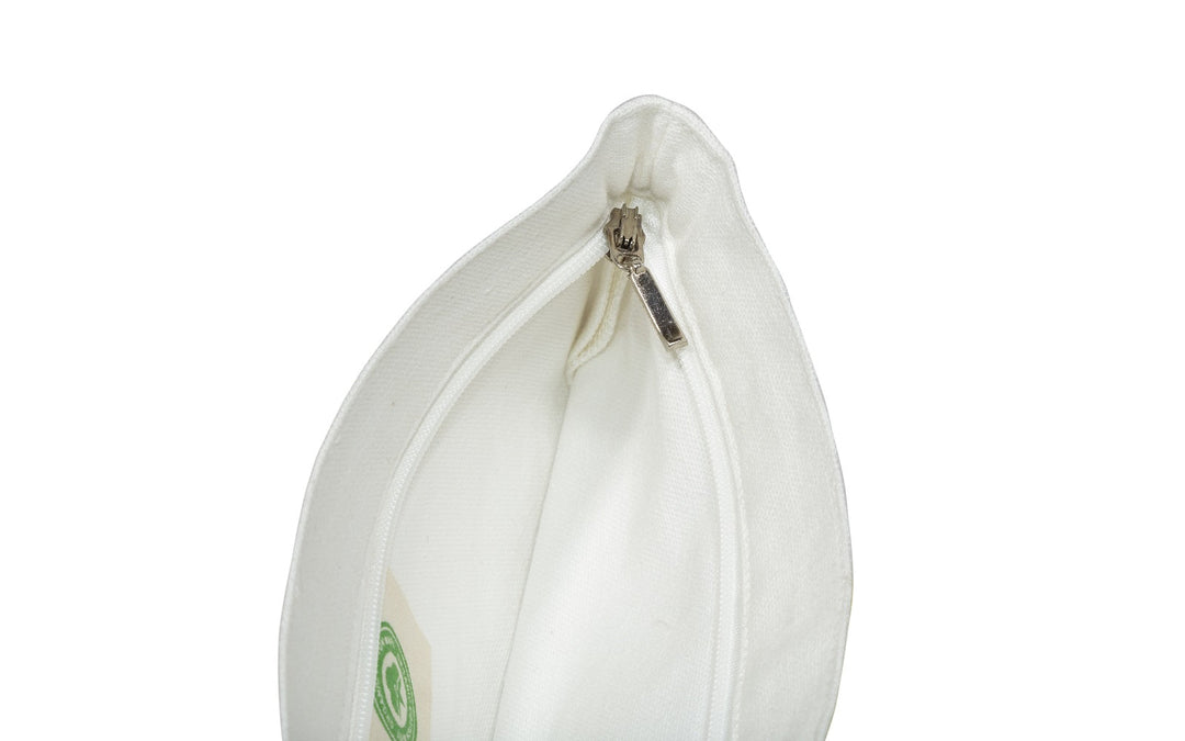Organic Cotton Canvas Zipper Pouches, 9" x 6", 4 Ct.