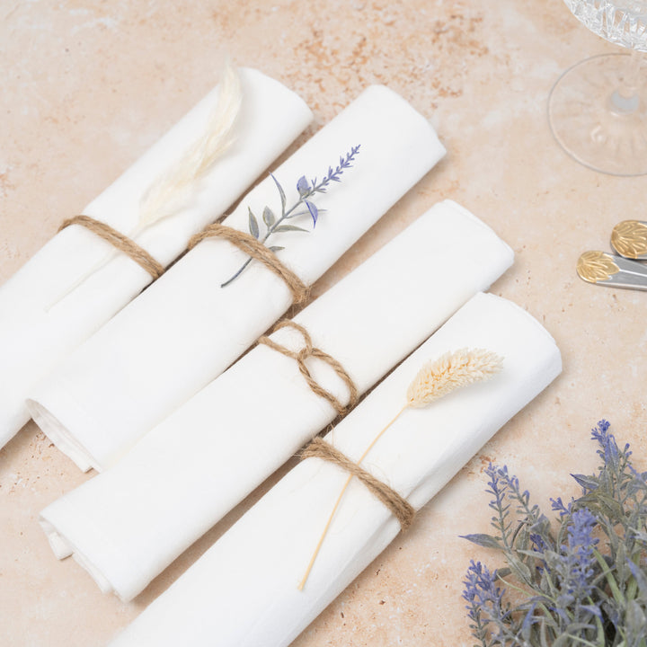 Organic Cotton Flour Sack Table Napkins, 18", 12 Ct.