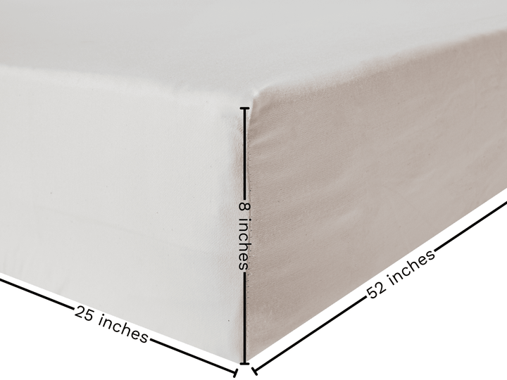Organic 300TC Cotton Crib Sheet, 52" x 25", 2 Ct.