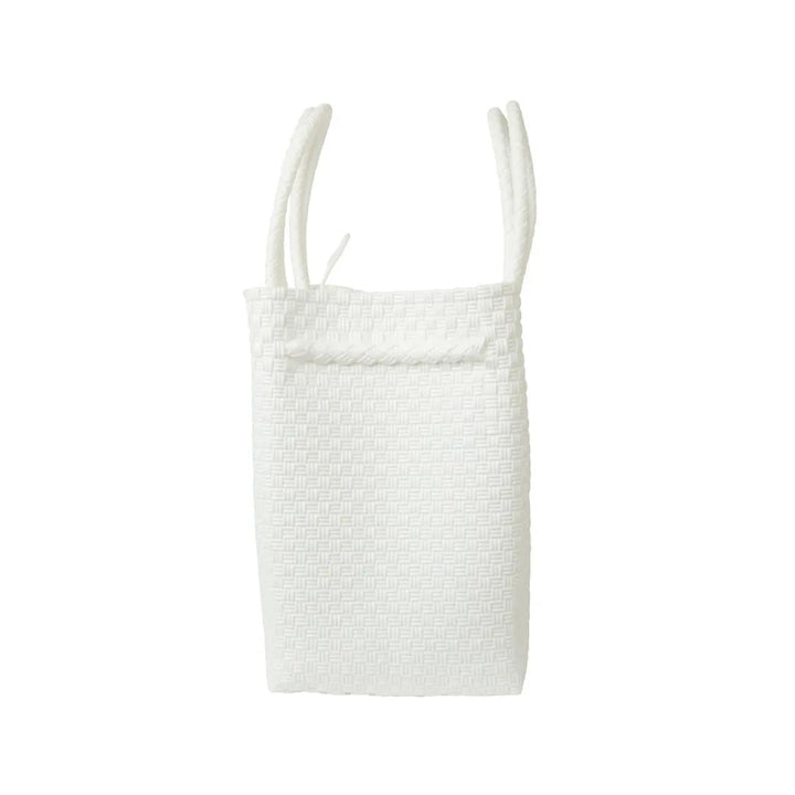 Handwoven Recycled Plastic Maxi Tote, 13.5" x 14"