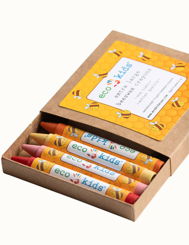 Compostable Beeswax XL Crayons for Kids