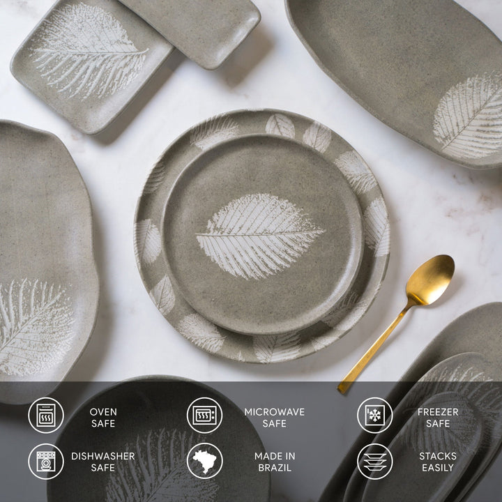 Non-Toxic Porcelain Dessert Dinnerware Set, 6 Ct.