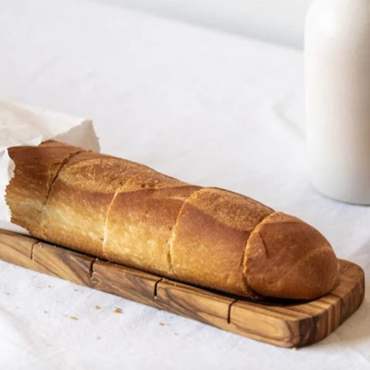 Handcrafted Organic Olive Wood Bread Cutting Board