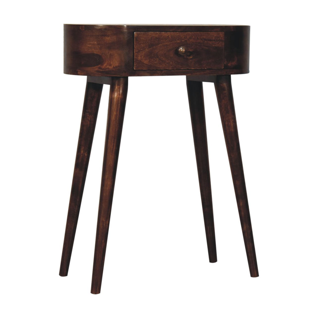 Biodegradable Mango Wood Console, Walnut