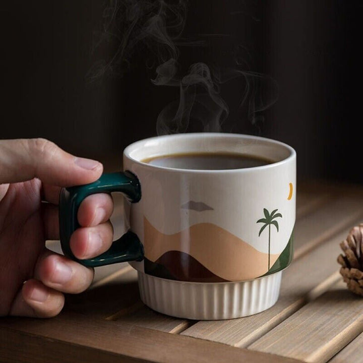Handcrafted Ceramic Artisan Mug, Desert Vibe