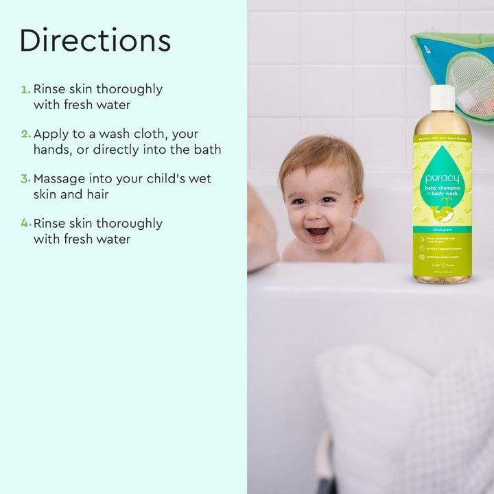 Pure Plant-Based Tear-Free Baby Shampoo &amp; Body Wash