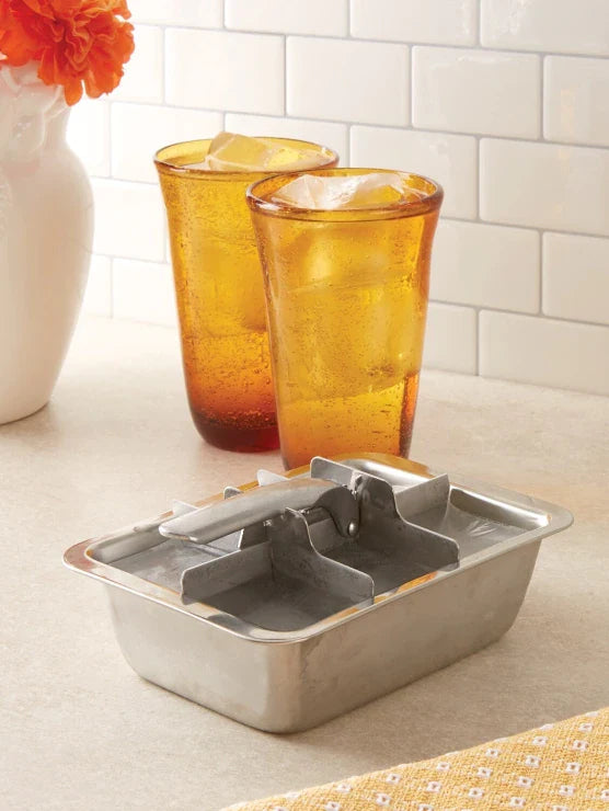 Plastic-Free Steel Easy-Release Ice Cube Trays, 2 Ct.