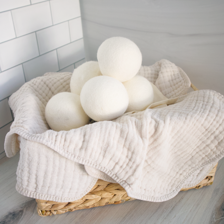 Biodegradable Bamboo Fiber Dryer Balls, 4 Ct.