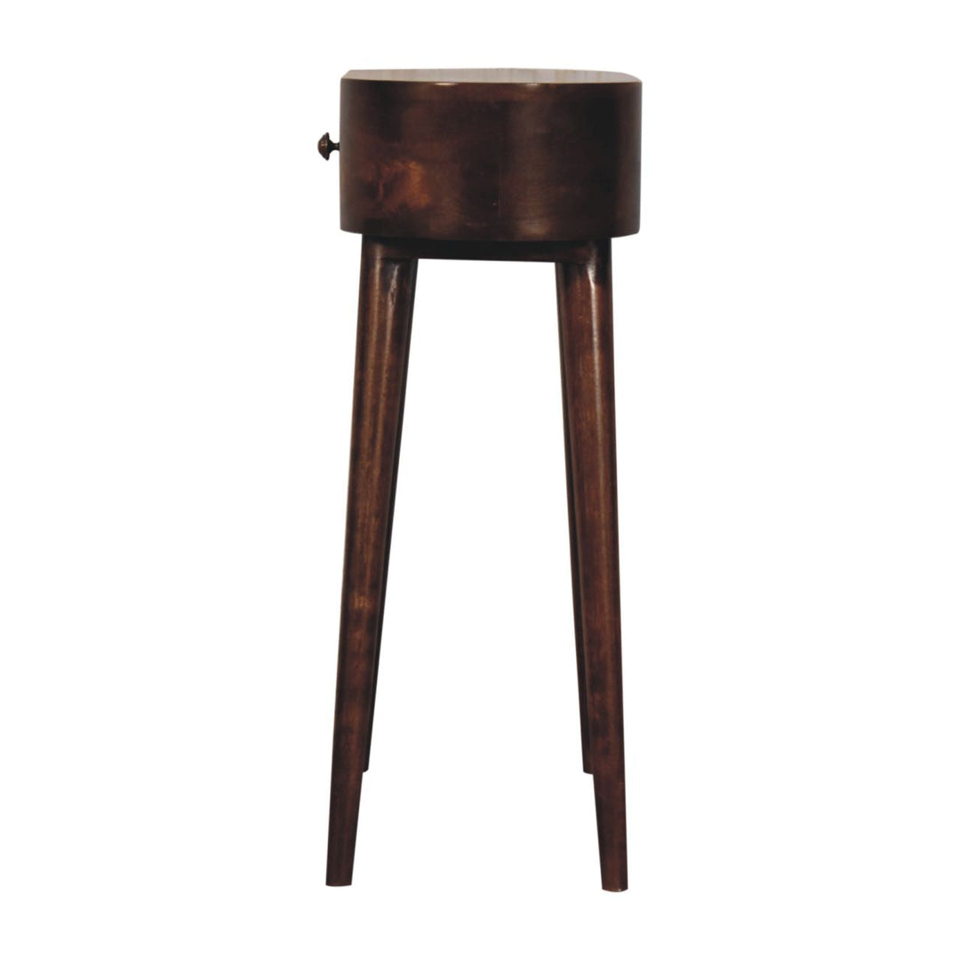 Biodegradable Mango Wood Console, Walnut