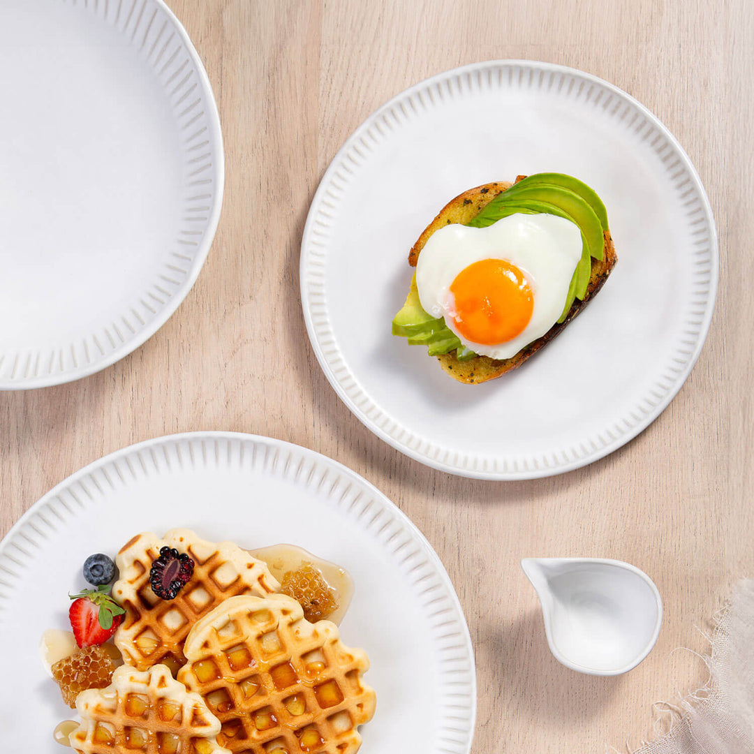 Non-Toxic Porcelain Dessert Dinnerware Set, 6 Ct.
