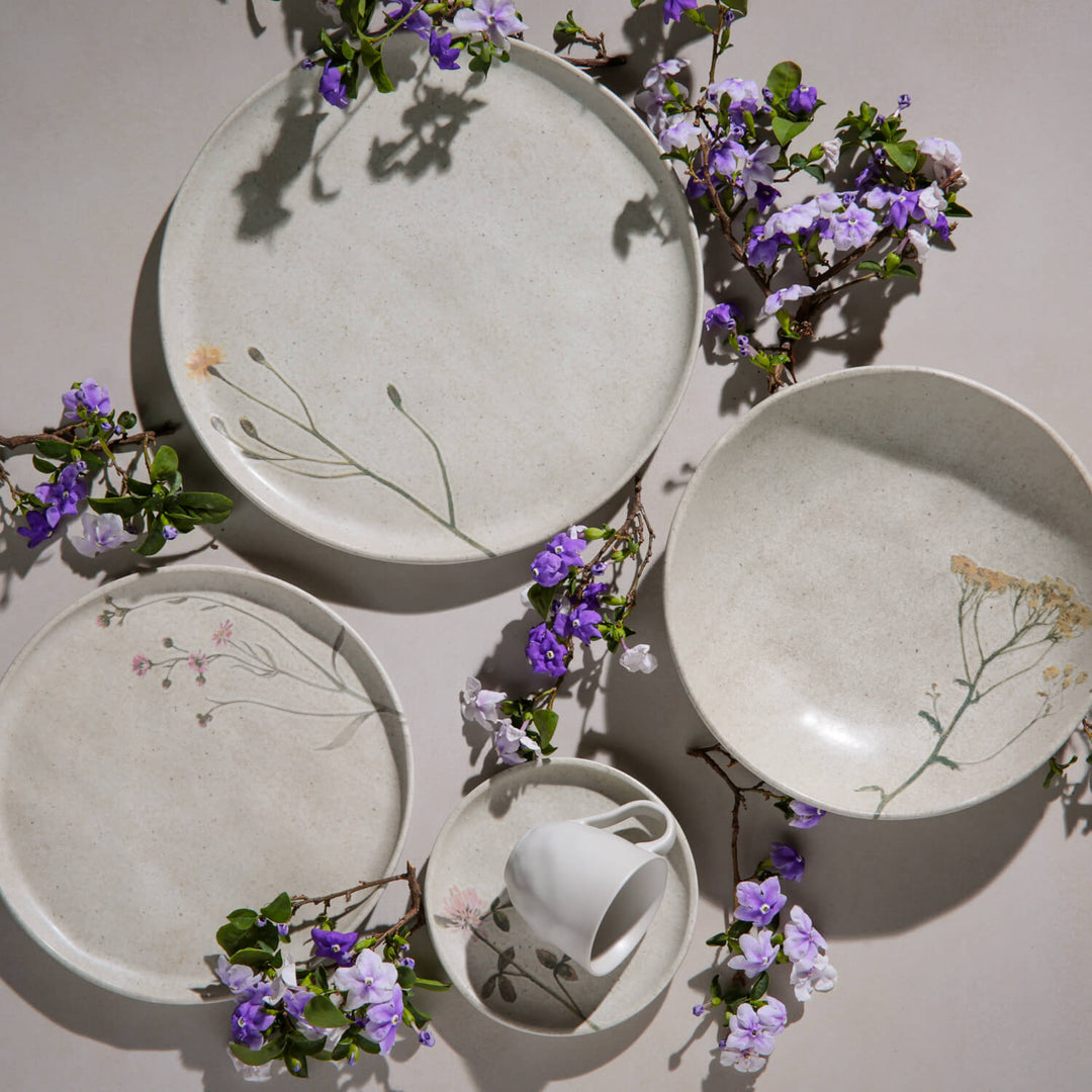Non-Toxic Porcelain Dessert Dinnerware Set, 6 Ct.