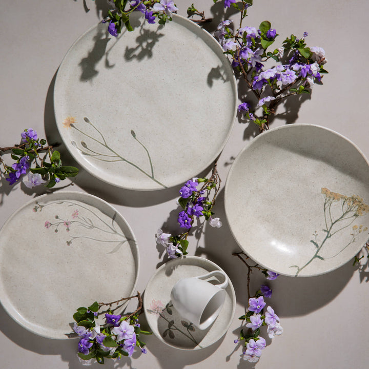 Non-Toxic Porcelain Dessert Dinnerware Set, 6 Ct.