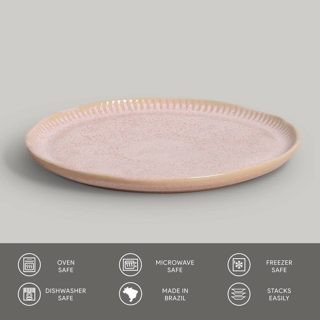 Non-Toxic Porcelain Dessert Dinnerware Set, 6 Ct.