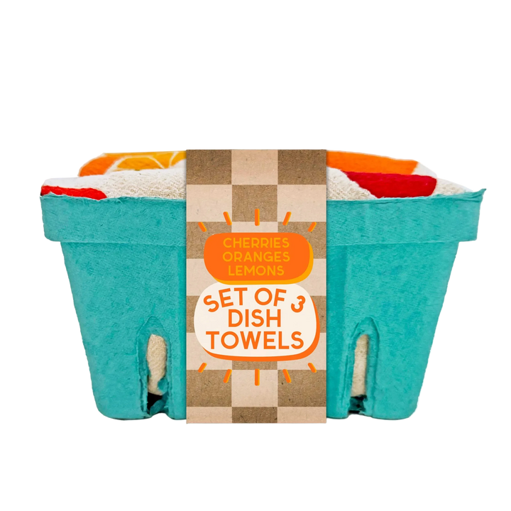 Fruit Stand Cotton Dish Towel Set