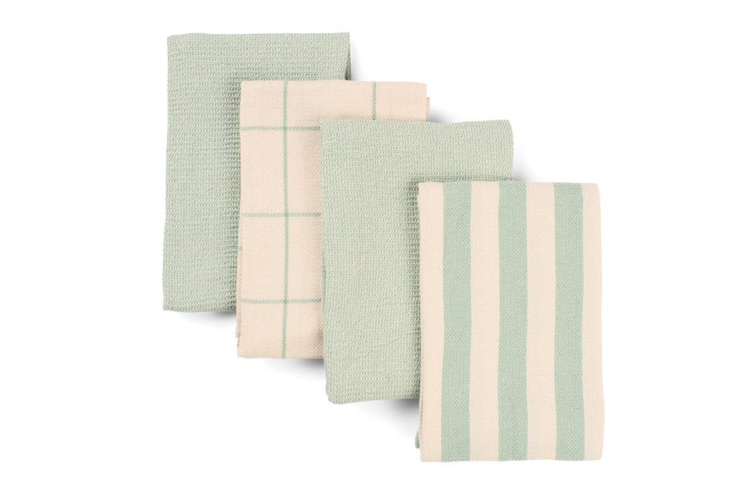 Pure Cotton Tea Towels, 28" x 18", 4 Ct.