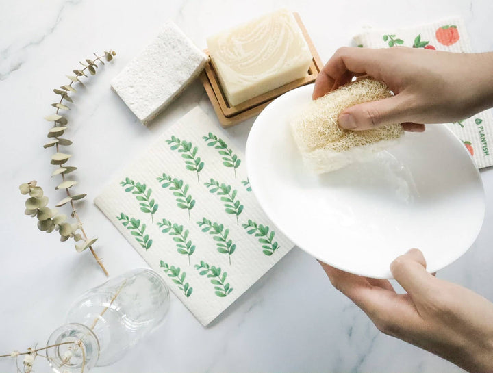 Handcrafted Biodegradable Dish Soap Bar, 8 oz.