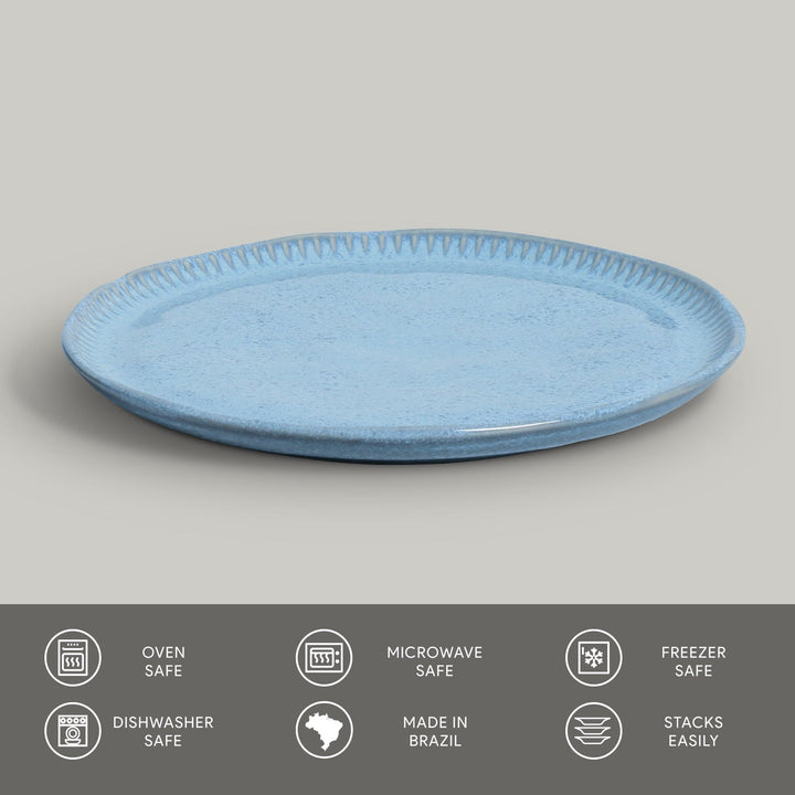 Non-Toxic Porcelain Dessert Dinnerware Set, 6 Ct.