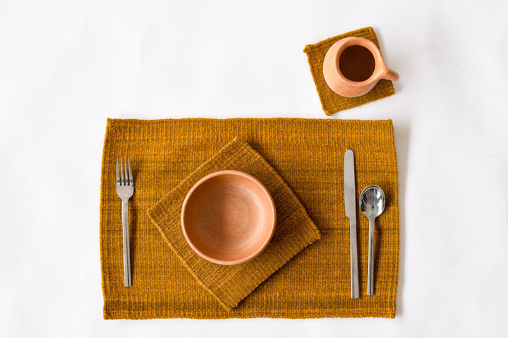 Handwoven Wool Table Linens 18" x 12", 2 Ct.