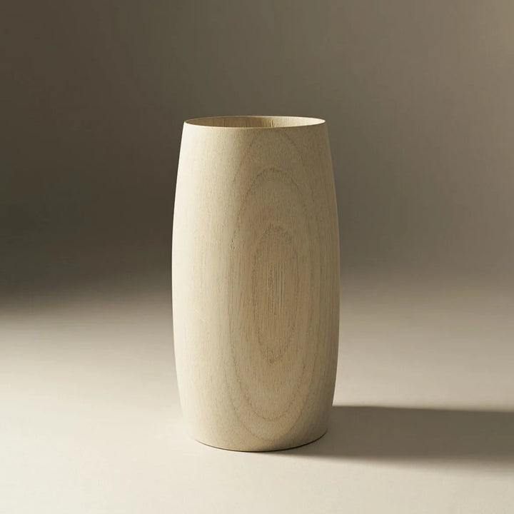 Handcrafted Organic Cedar Wood Decor Vase