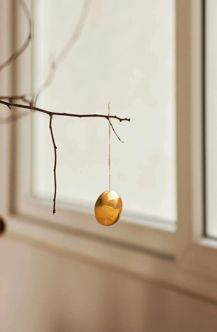Brass Abstract Ornament Set
