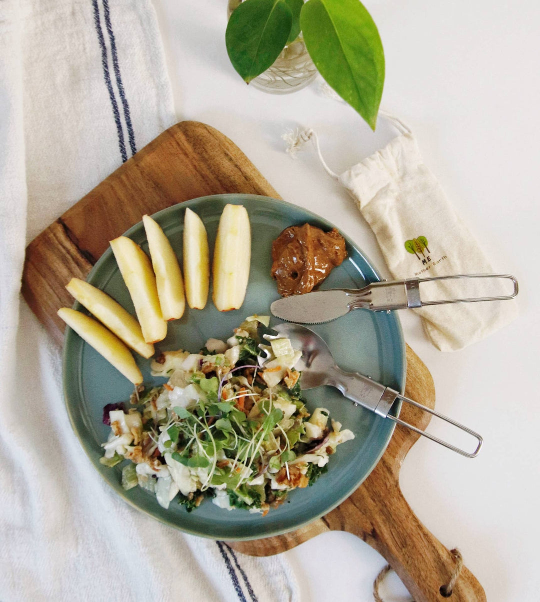 Zero-Waste Stainless Steel Flatware Set, 2 Ct.
