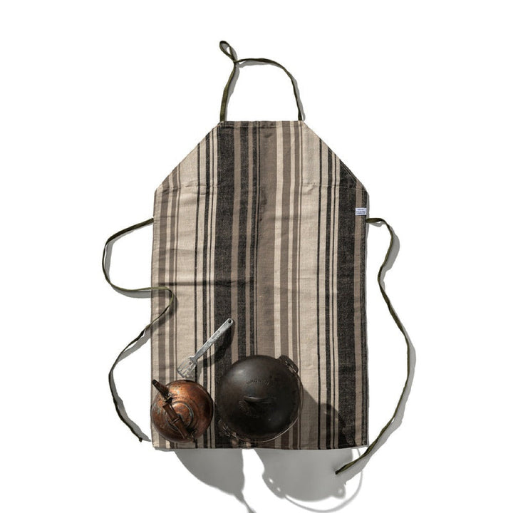 Biodegradable Cotton Jute Stripe Apron 25" x 39"