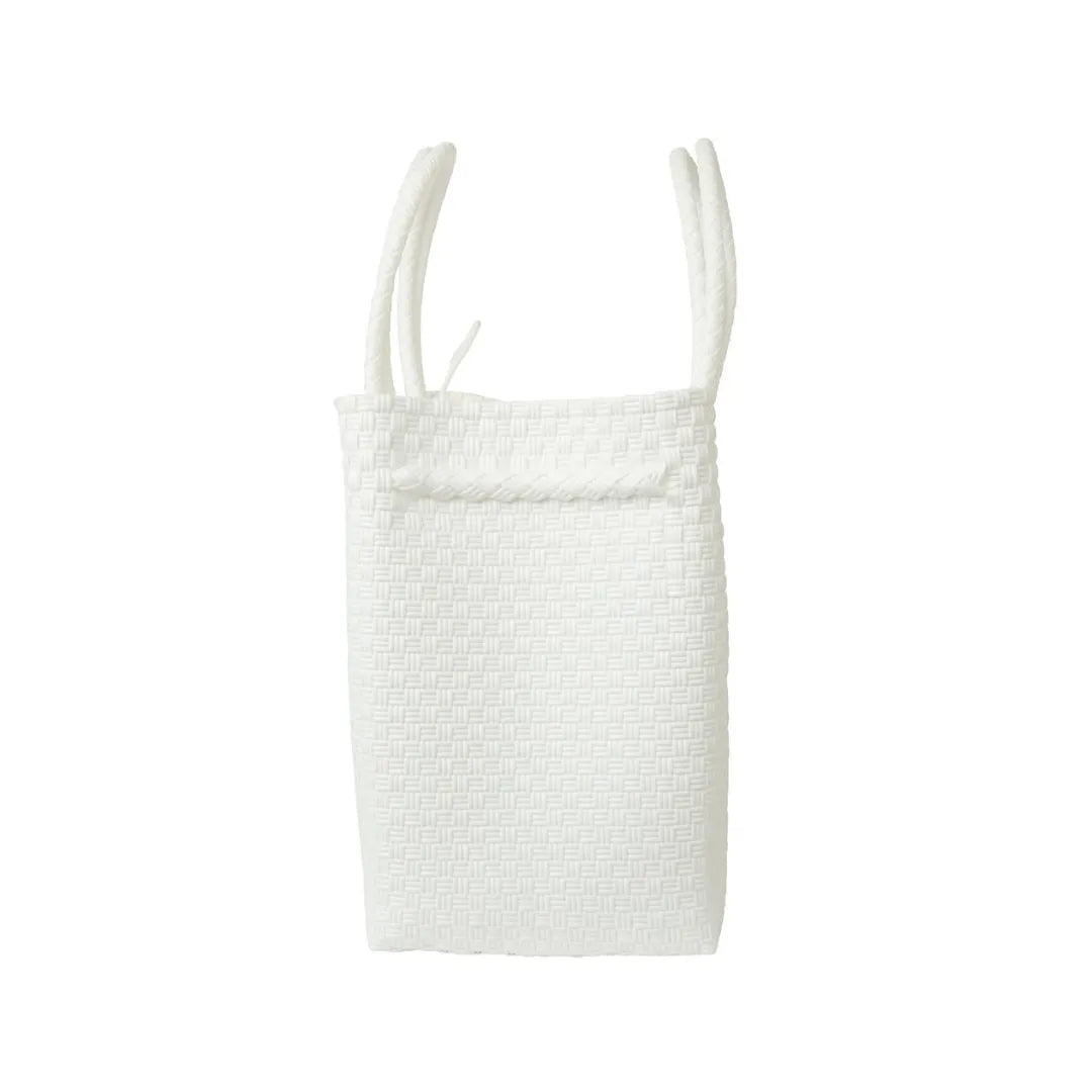 Handwoven Recycled Plastic Maxi Tote, 13.5" x 14"