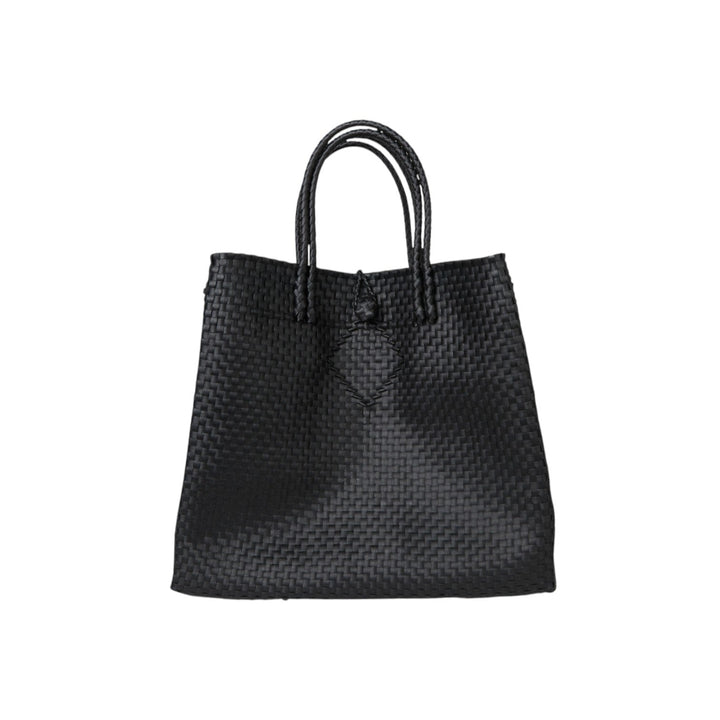 Handwoven Recycled Plastic Maxi Tote, 13.5" x 14"