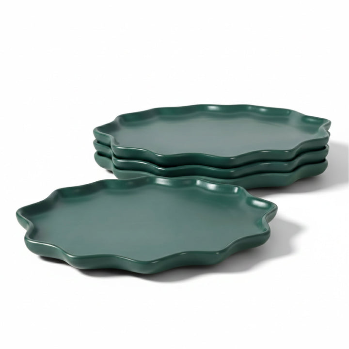 Recycled Ceramic Dinner Plates, 4 Ct.