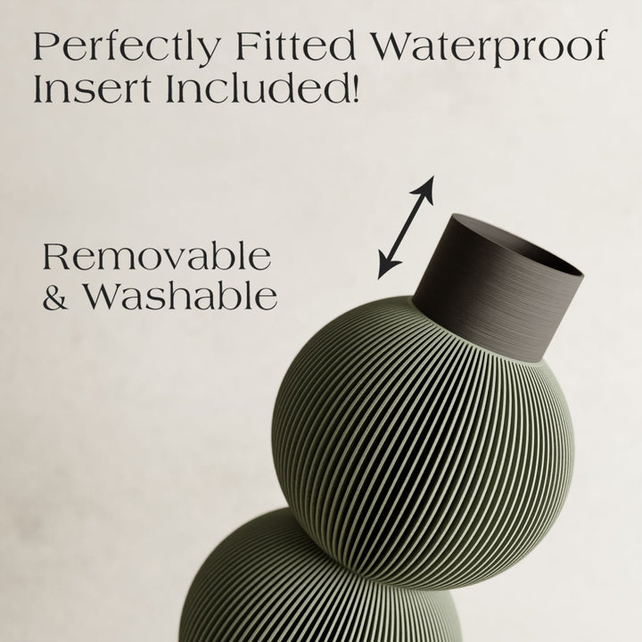Biodegradable BioPlastic Bubble Vase Decor, 3 Ct.