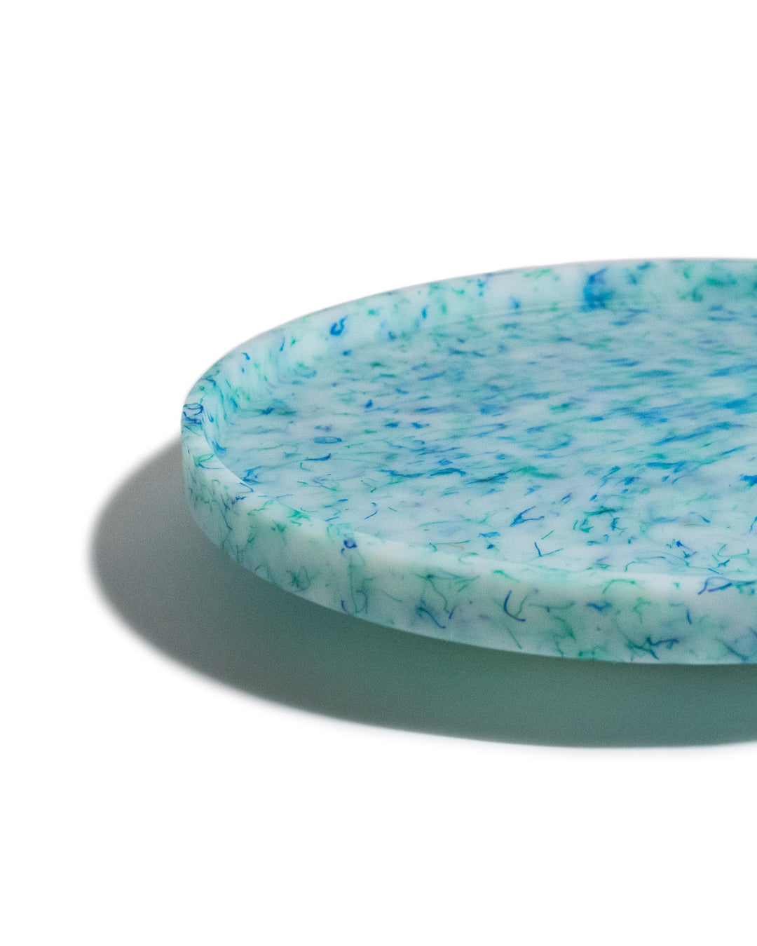 Upcycled Fishing Net Acacia Lazy Susan Tray, 12"