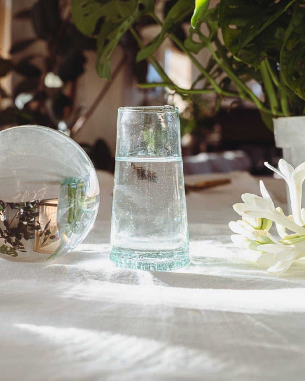 Recycled Glass Mouth-Blown Hiball Drinkware, 6 Ct.
