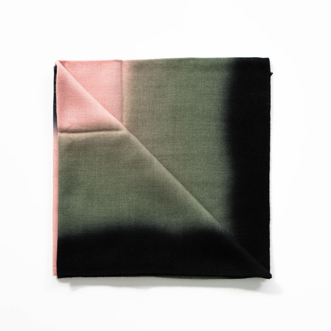 Handcrafted Cashmere Merino Scarf, 28" x 79", Iris
