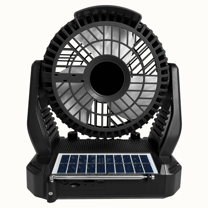 Solar 5-in-1 Bluetooth Speaker &amp; Fan Camping Gear