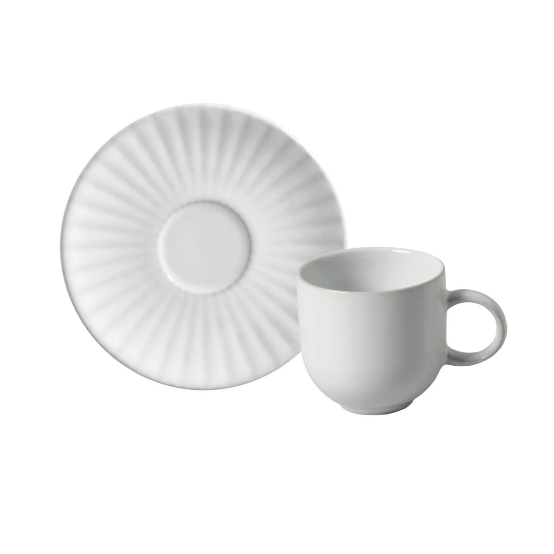 Non-Toxic Ceramic Cup &amp; Saucer Dinnerware Set, 6 Ct.