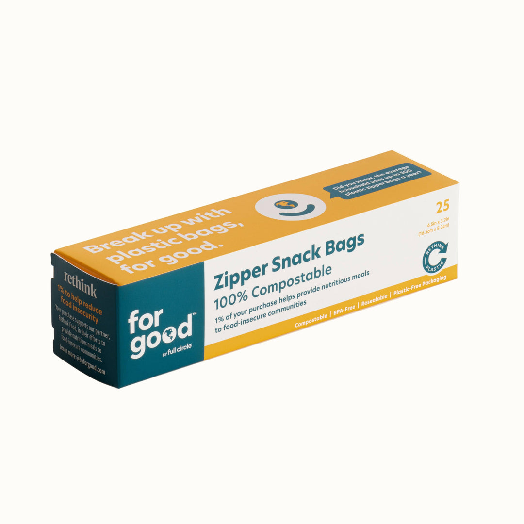 Compostable Plant-Based Food Storage Bags, 25 Ct.