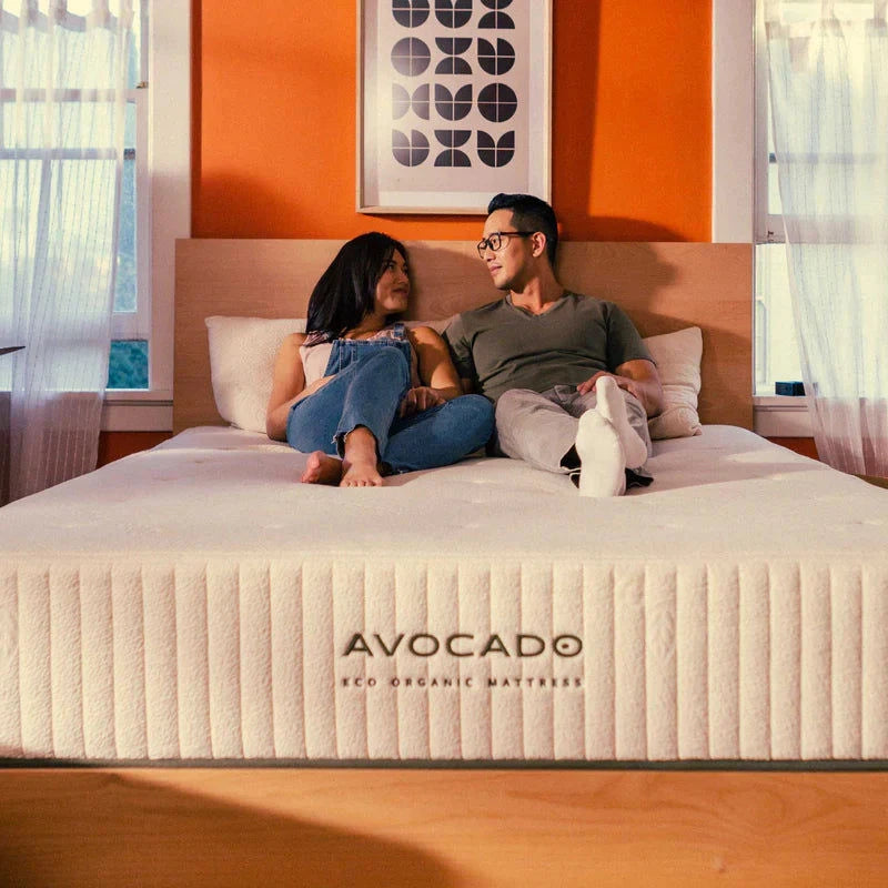 Eco Cotton Latex Hybrid Mattress Twin BEDDING SOLAR &amp; SPROUT Solar &amp; Sprout