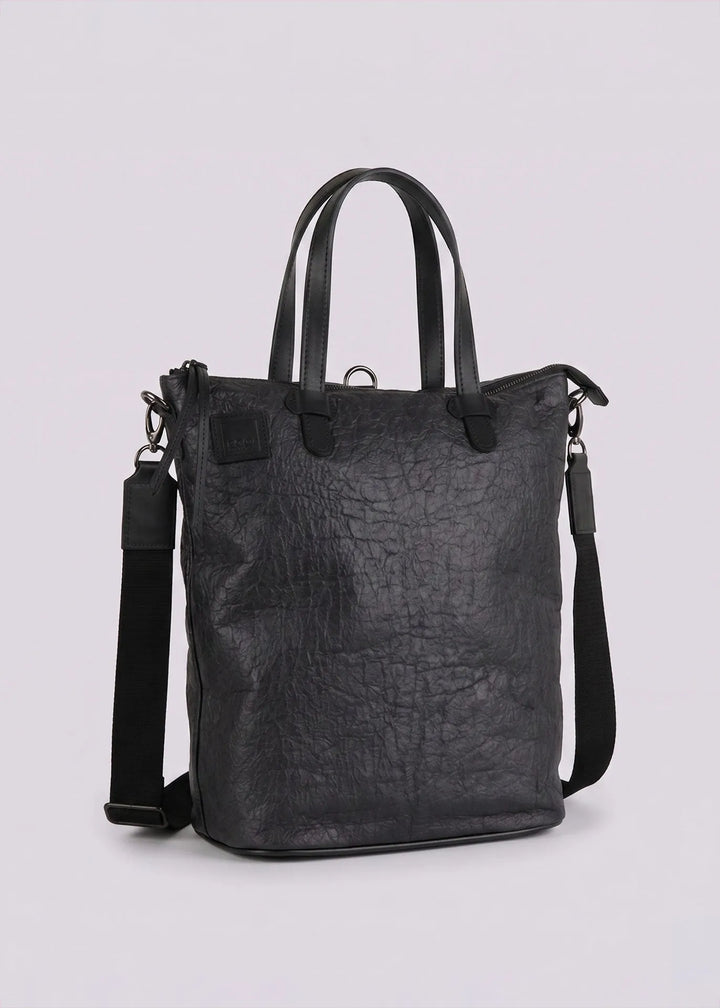 Pinatex Black Vegan Backpack