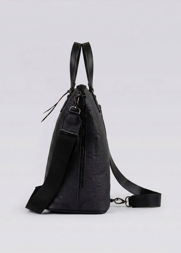 Vegan Pinatex Backpack, Black