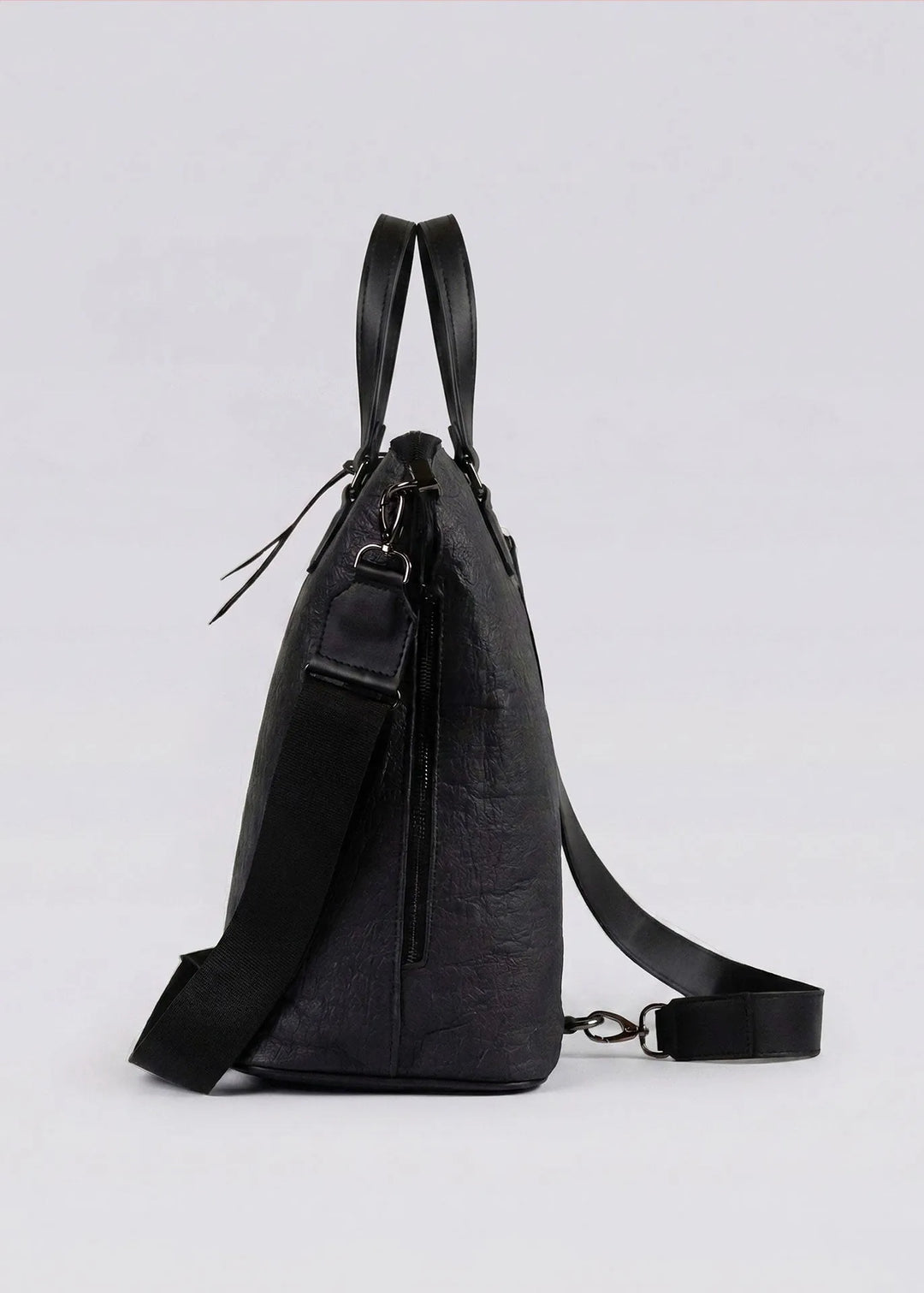 Pinatex Black Vegan Backpack