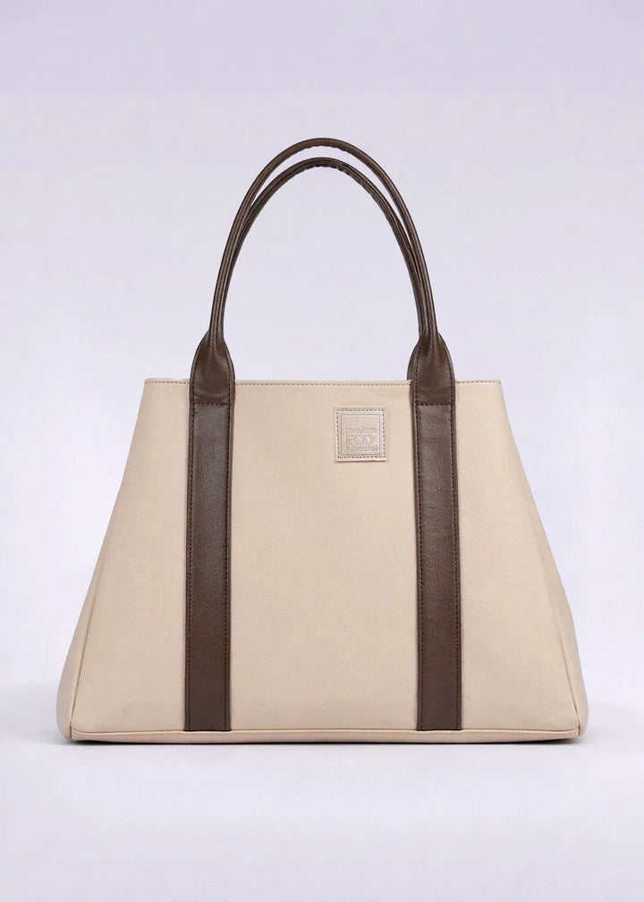 Pinatex Tote Sand Coffee