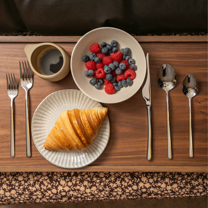 Mirror-Finish 18/10 Stainless Steel Flatware Set of 20