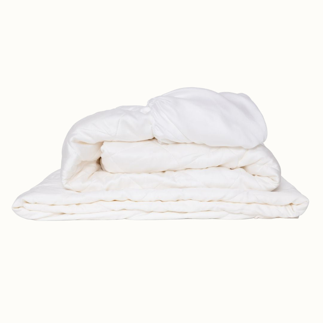 Bamboo Mattress Protector (Eucalyptus &amp; Bamboo)-1